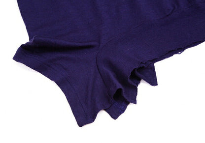 Y's Wool Hem Knit Sweater Purple Size 2