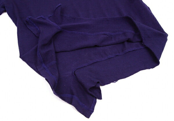 Y's Wool Hem Knit Sweater Purple Size 2
