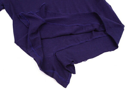 Y's Wool Hem Knit Sweater Purple Size 2