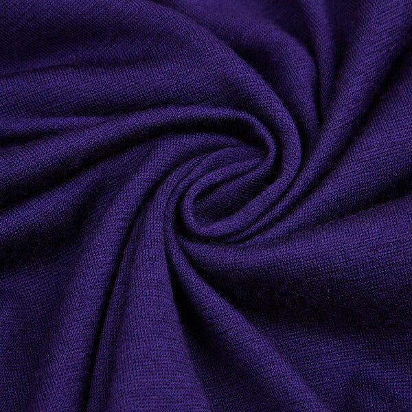 Y's Wool Hem Knit Sweater Purple Size 2