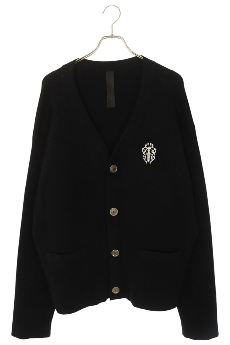 Chrome Hearts SWTR U REGULATOR CARDI Black Cashmere Size XL
