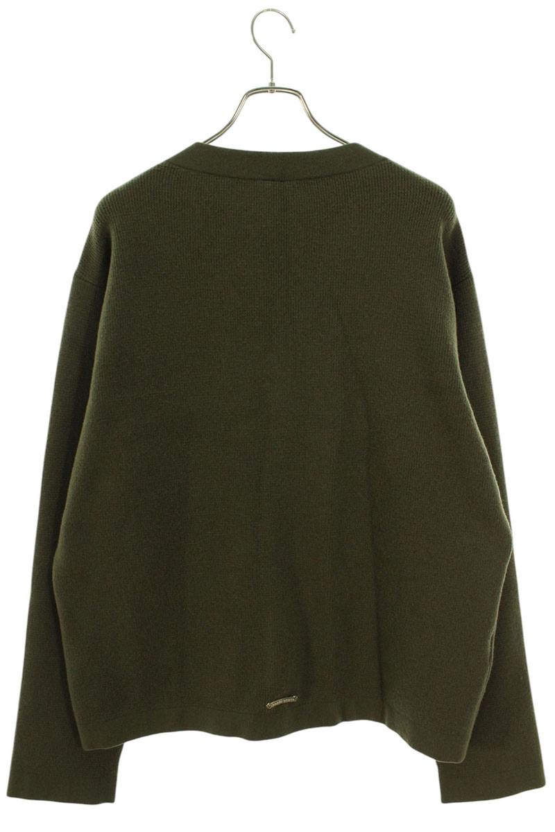 Chrome Hearts Chest Vine Dagger Cashmere Knit Green Size L