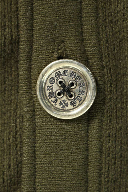 Chrome Hearts Chest Vine Dagger Cashmere Knit Green Size L