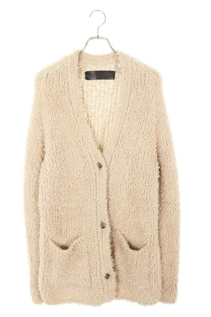 Chrome Hearts Cross Patch Boa Cardigan Cashmere Silk Size S