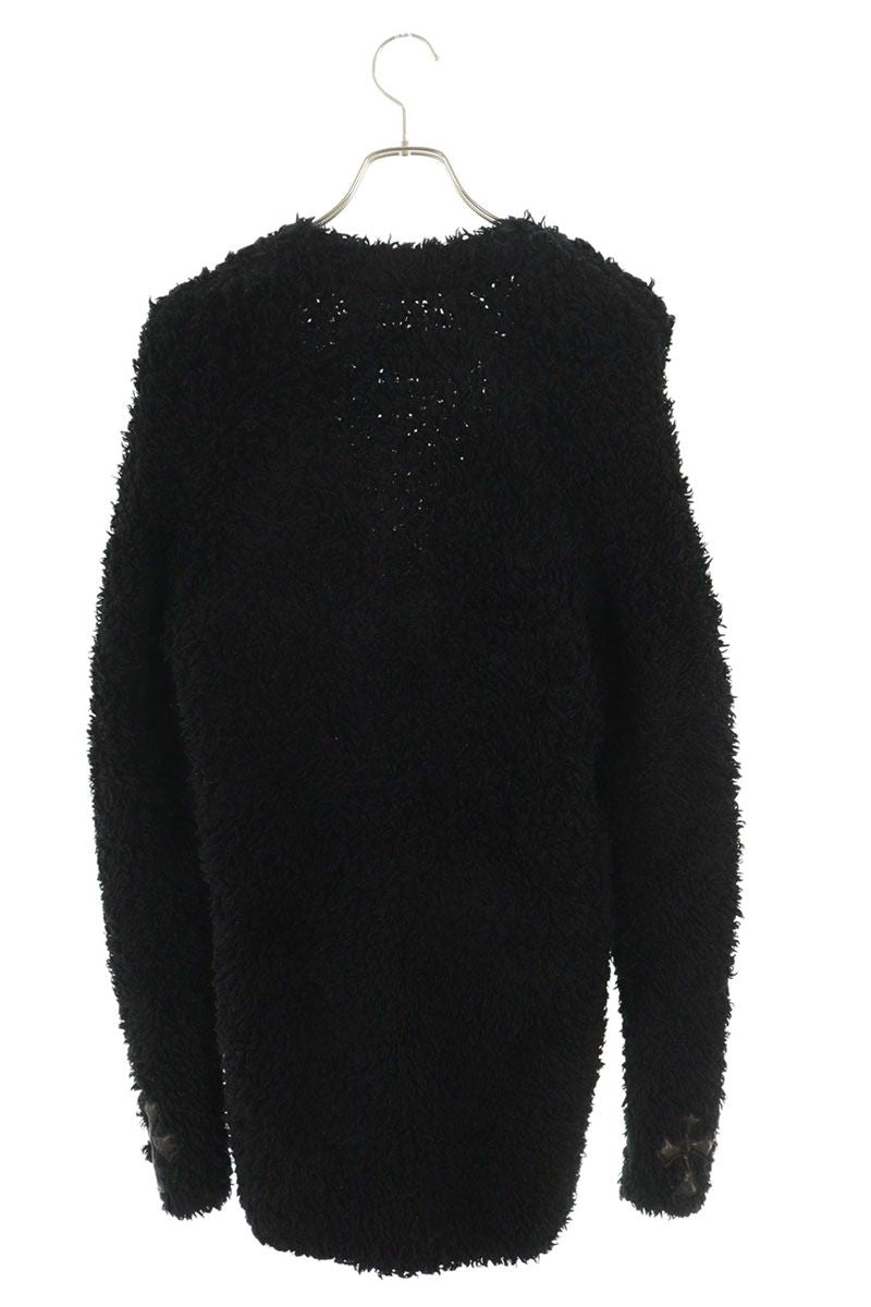 Chrome Hearts Cross Patch Cashmere Silk Cardigan Size S