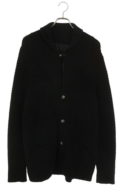 Chrome Hearts Cross Ball Shawl Collar Cashmere Size L