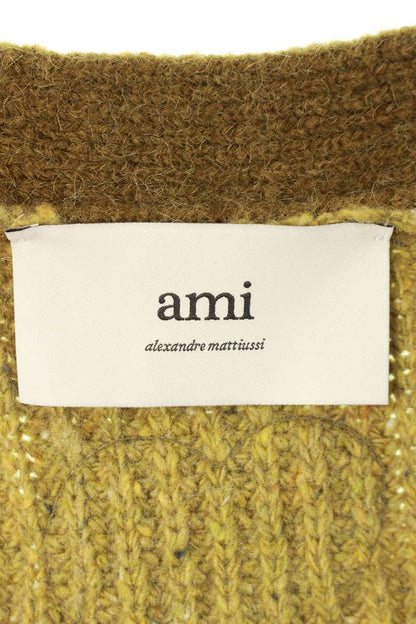 AMI Alexandre Mattiussi 25AW Bicolor Wool Cardigan Size M