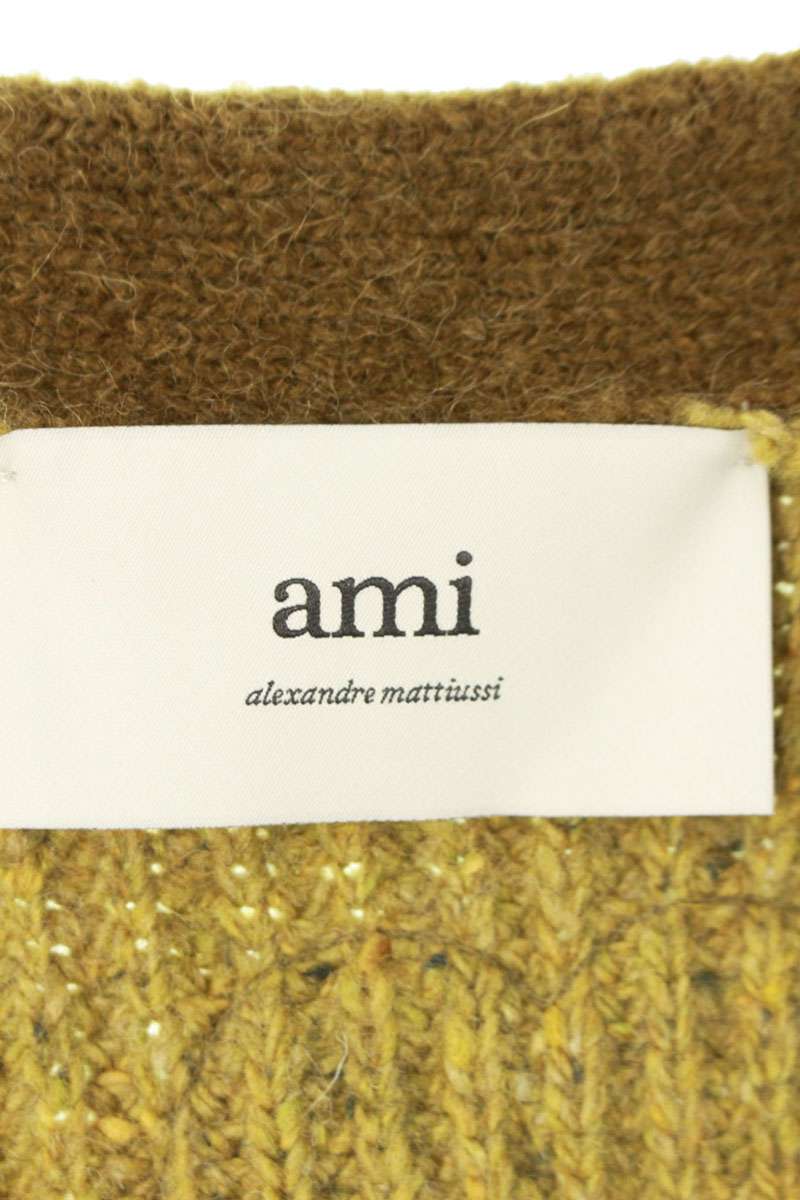 AMI Alexandre Mattiussi 25AW Wool Alpaca Bicolor Size M