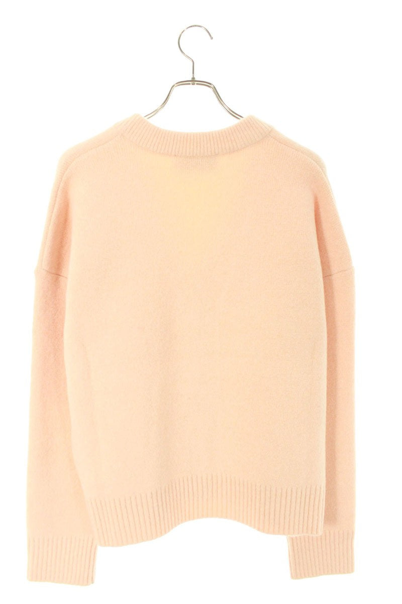 AMI 25AW Embroidered Cardigan Pink Size XL