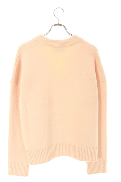 AMI 25AW Embroidered Cardigan Pink Size XL