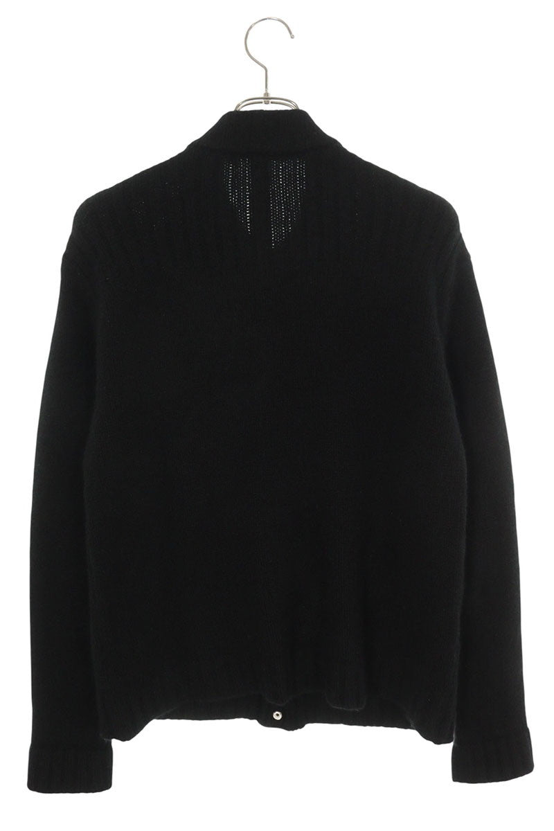 Chrome Hearts CH Leather Crossball Cashmere Cardigan Size S