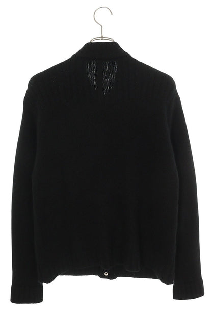 Chrome Hearts CH Leather Crossball Cashmere Cardigan Size S