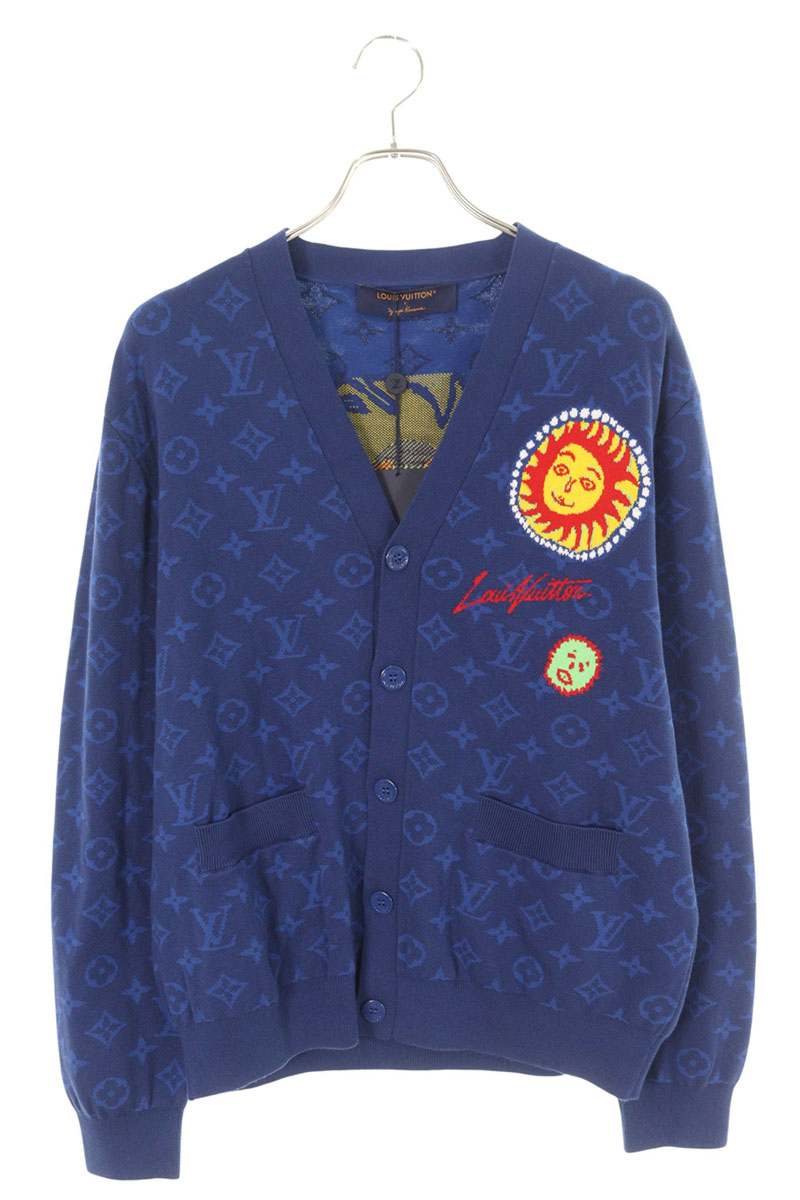LOUISVUITTON x Yayoi Kusama Monogram Cardigan Size M