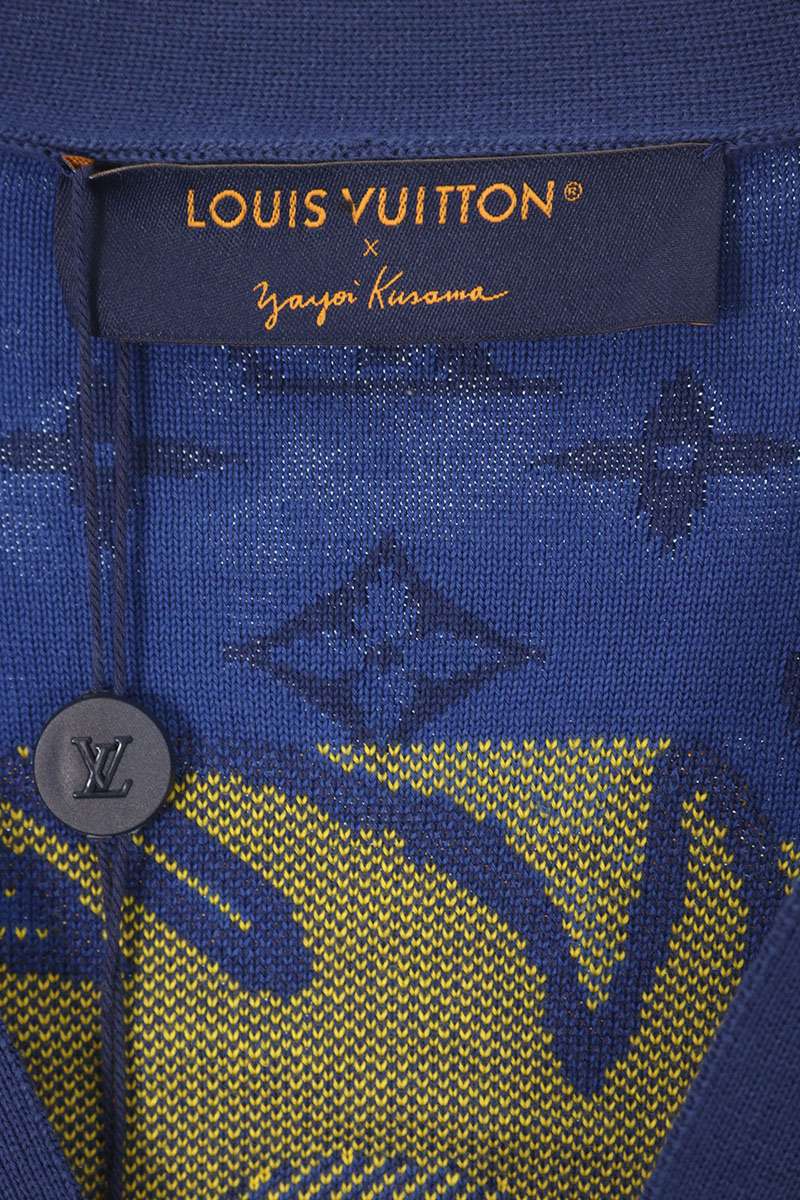 LOUISVUITTON x Yayoi Kusama Monogram Cardigan Size M