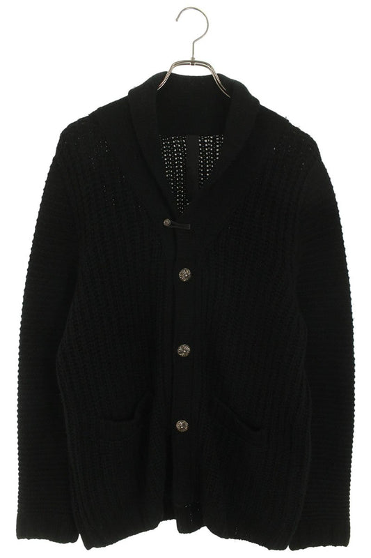 Chrome Hearts Cross Ball Shawl Collar Cashmere Size M