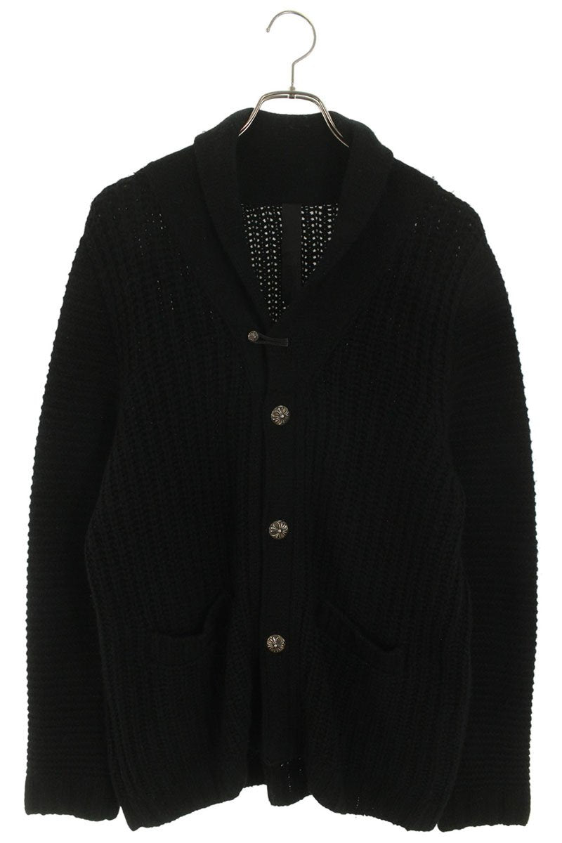 Chrome Hearts Cross Ball Shawl Collar Cashmere Size M