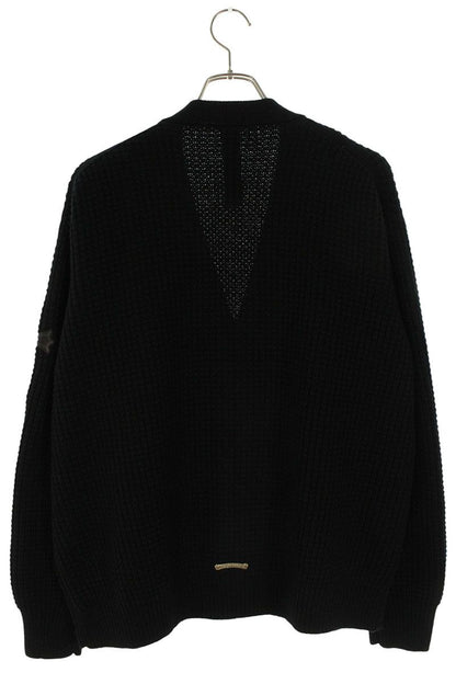 Chrome Hearts HIT & RUN CARDIGAN Cross Patch Cashmere Size M