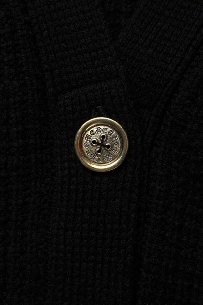 Chrome Hearts HIT & RUN CARDIGAN Cross Patch Cashmere Size M