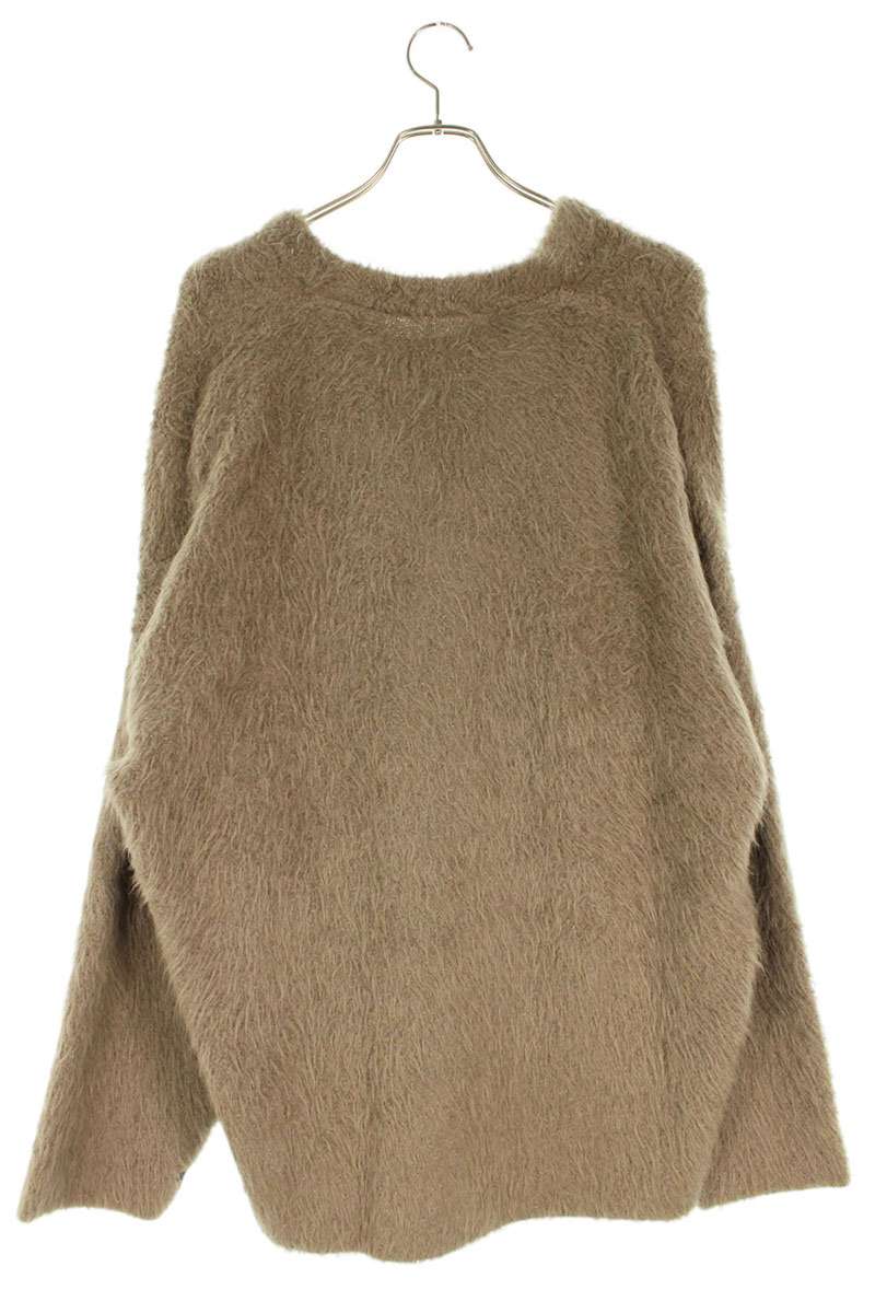 THE INOUE BROTHERS Alpaca Blend Cardigan Beige Size XL