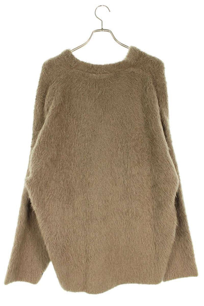 THE INOUE BROTHERS Alpaca Blend Cardigan Beige Size XL