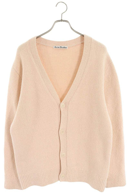 ACNE STUDIOS Pink Oversized Wool Blend Cardigan Size XS