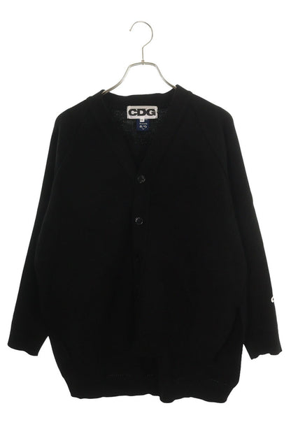 CDG Acrylic Knit Cardigan Black Size XXL