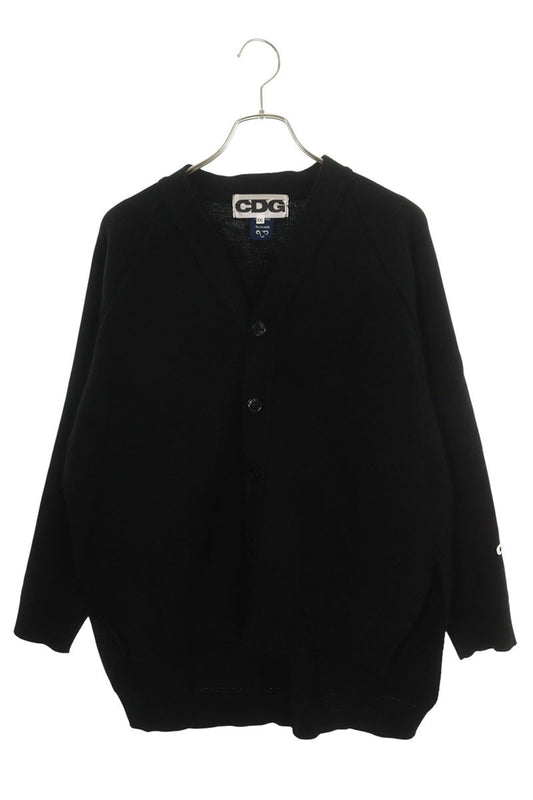 CDG Acrylic Knit Cardigan Black Size XXL