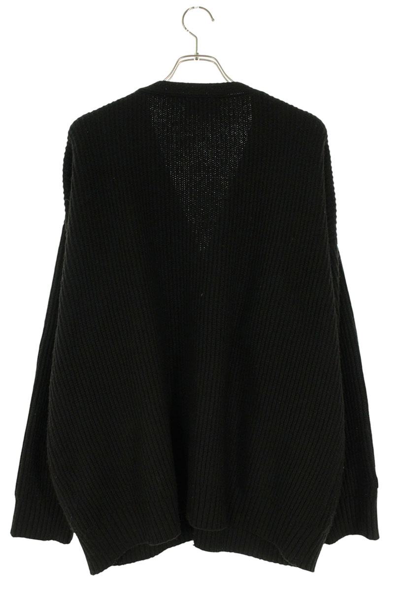 DESCENDANT Embroidered Polyester Cardigan Black Size L