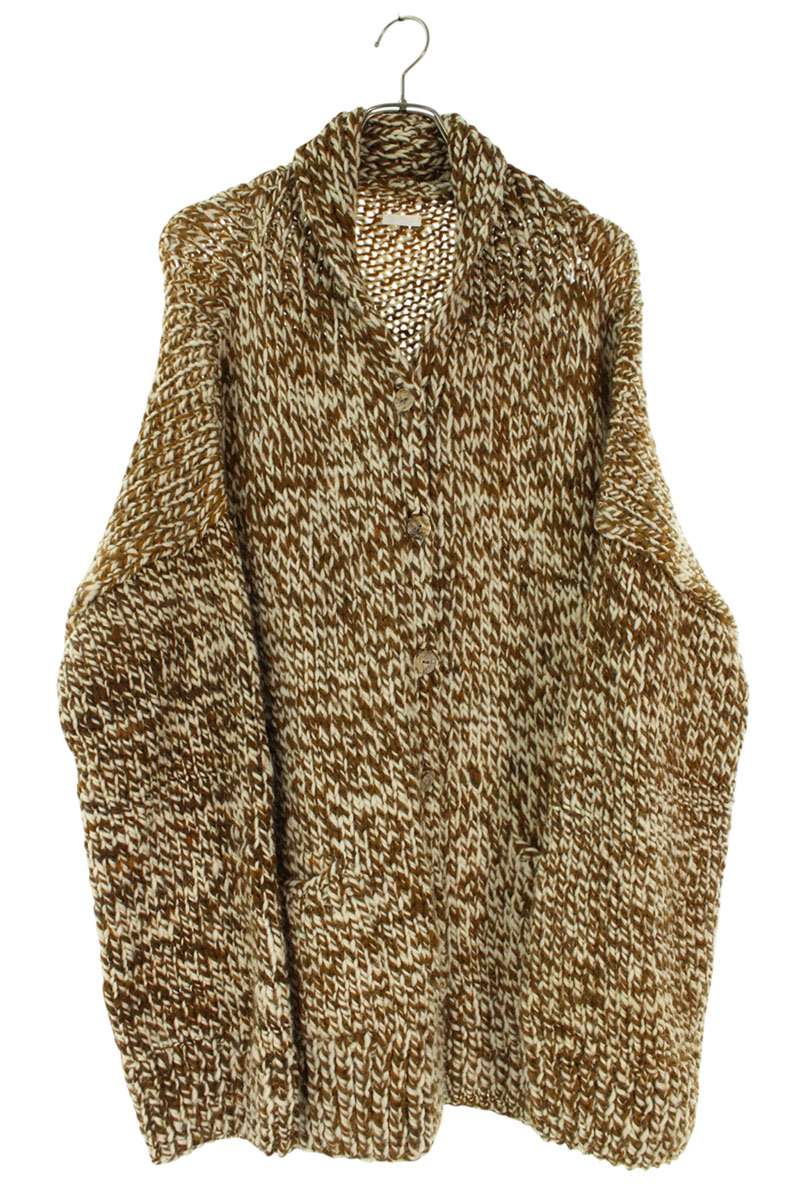 SEEALL Oversized Wool Cardigan Brown Size S