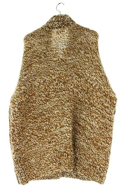 SEEALL Oversized Wool Cardigan Brown Size S