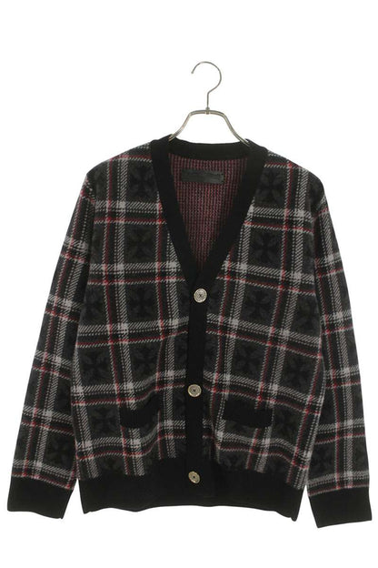 Chrome Hearts BIG CITY Plaid Cashmere Knit Multi Size S