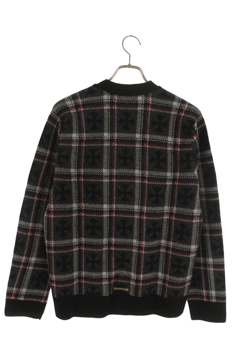 Chrome Hearts BIG CITY Plaid Cashmere Knit Multi Size S