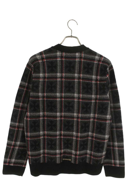 Chrome Hearts BIG CITY Plaid Cashmere Knit Multi Size S