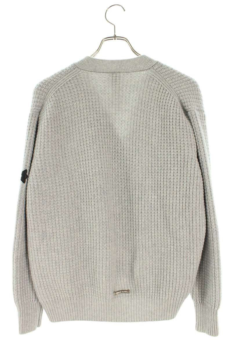Chrome Hearts HIT & RUN CARDIGAN Cross Patch Cashmere Size S