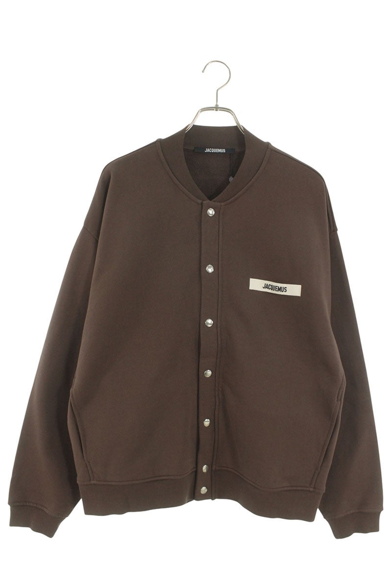 JACQUEMUS LE CARDIGAN GROS Cotton Cardigan Brown Size M