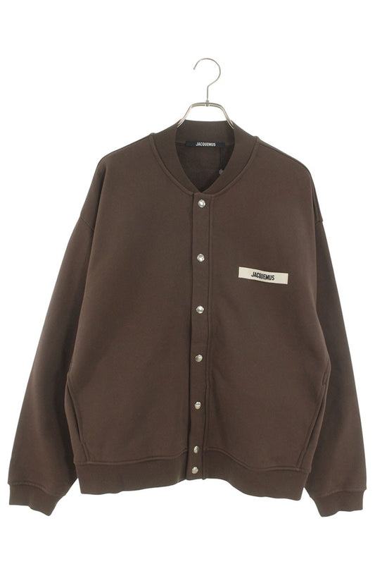 JACQUEMUS LE CARDIGAN GROS Cotton Cardigan Brown Size M
