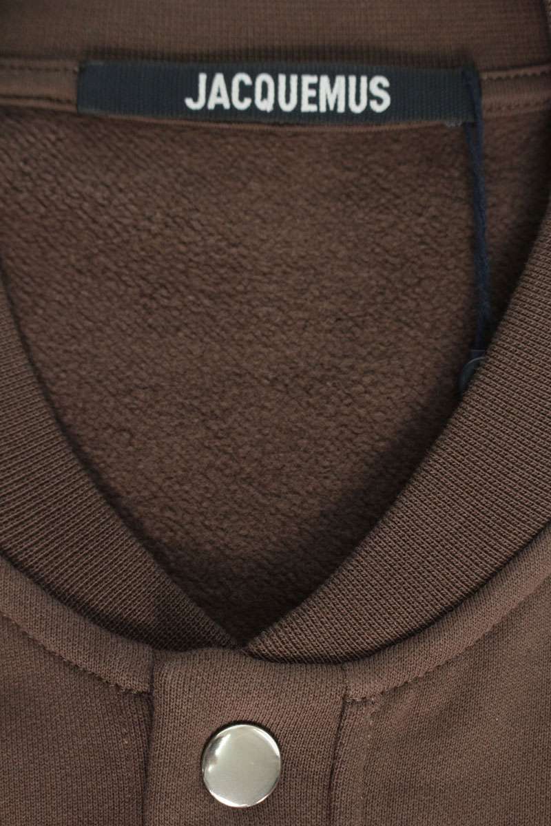 JACQUEMUS LE CARDIGAN GROS Cotton Cardigan Brown Size M