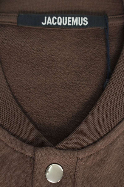 JACQUEMUS LE CARDIGAN GROS Cotton Cardigan Brown Size M