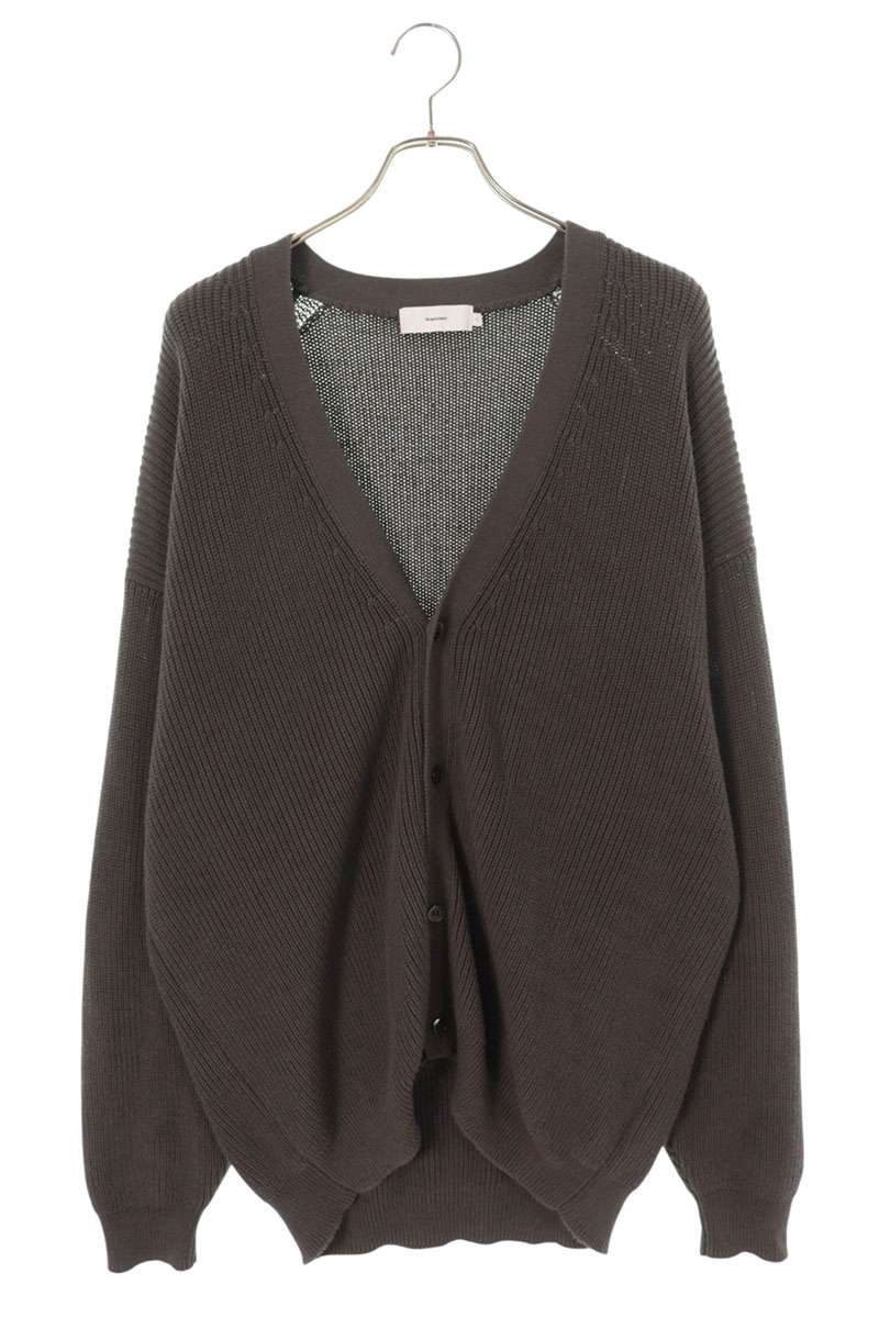 Graphpaper Cotton Cardigan Gray Size M