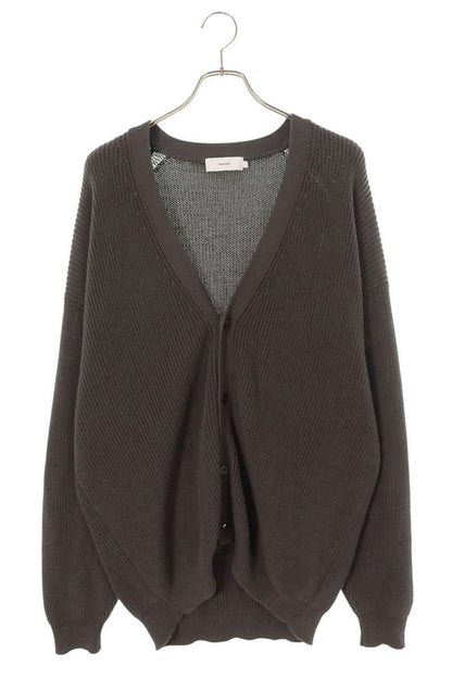 Graphpaper Cotton Cardigan Gray Size M