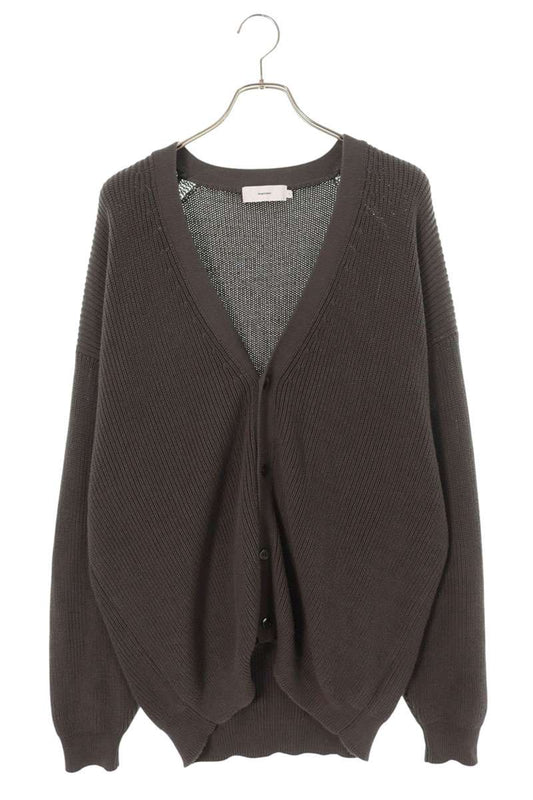 Graphpaper Cotton Cardigan Gray Size M