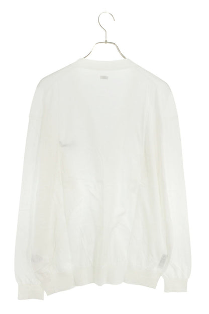 SEQUEL 25SS Logo Embroidered Cotton Cardigan White Size L