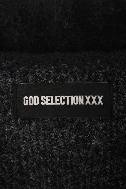 GOD SELECTION XXX X Design Knit Cardigan Black Size M
