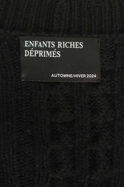 ENFANTS RICHES DEPRIMES Black Distressed Cashmere Size XXL