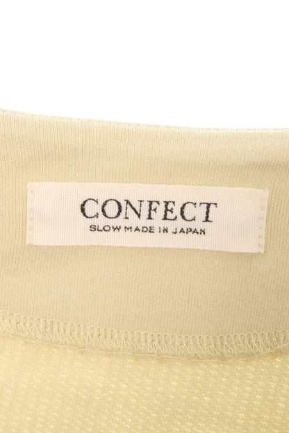 CONFECT Beige Quarter Gauge Cotton V-Neck Cardigan Size XL