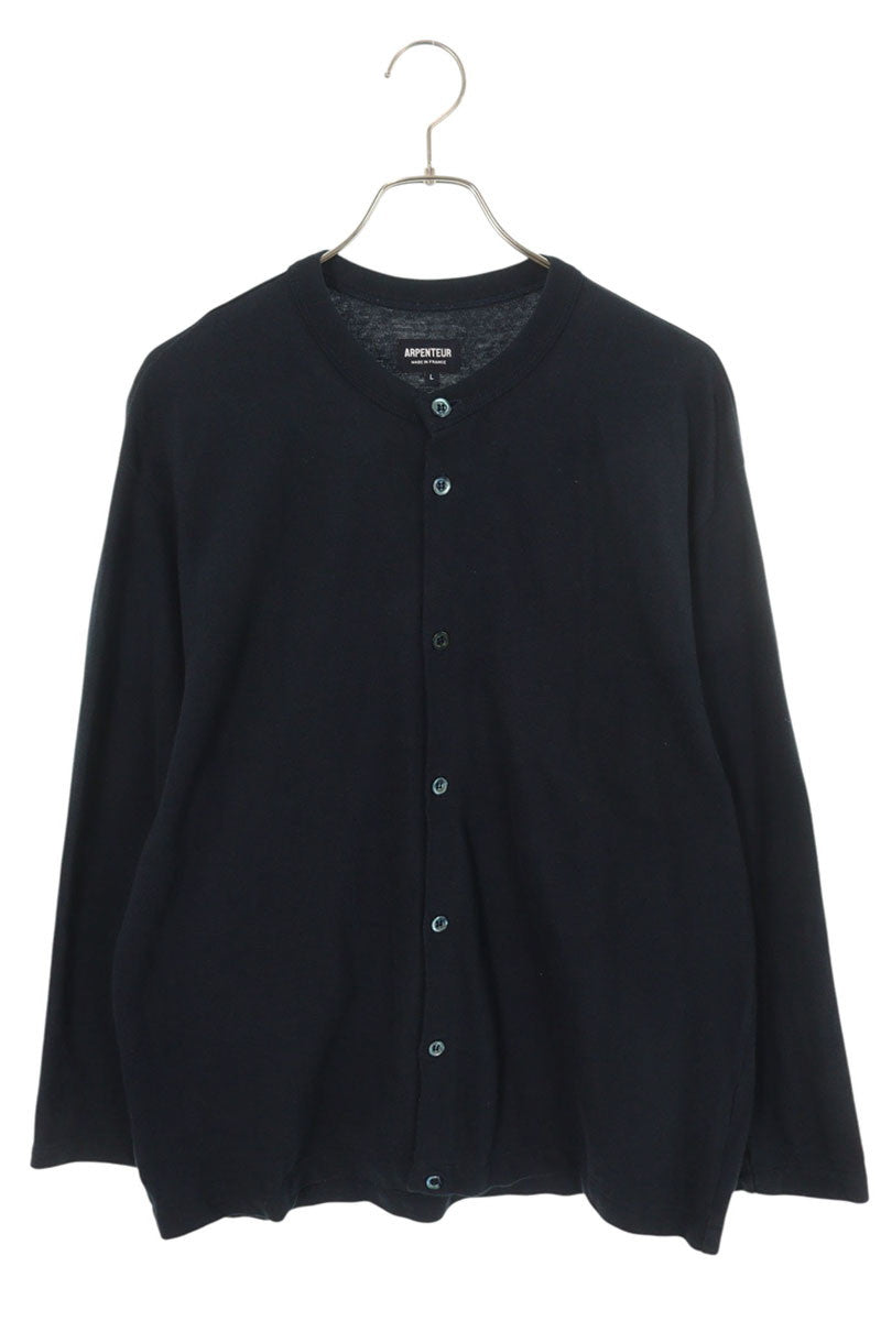 ARPENTEUR Navy Cotton Cardigan Size L