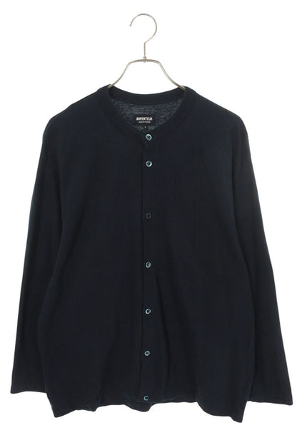 ARPENTEUR Navy Cotton Cardigan Size L