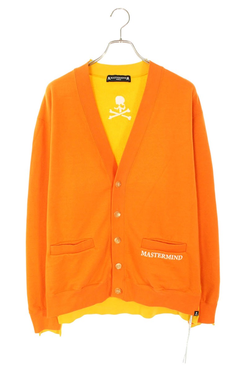 mastermind Two-Tone Cotton Cardigan Multi Size L