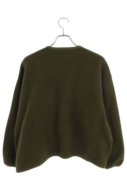 DESCENDANT Green Fleece Cardigan Size S