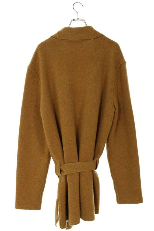 DOLCE & GABBANA Brown Shawl Collar Cashmere Size XXL